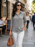 Women’s Viscose Rayon  Shirt | Elegant Casual Office Wear Top