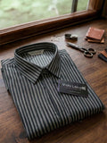 Women’s Striped Viscose Rayon Casual Shirt – Elegant Smart Fit Top