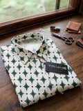 Women’s Printed Casual Office Shirt – Elegant Regular Fit Top
