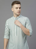 Mens Strip Full Sleeve Kurta