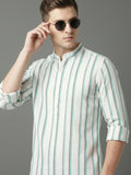 Mens Strip Full Sleeve Kurta