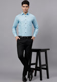 Men's Cotton Blend Slim Fit Formal Shirt