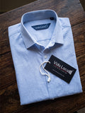 Men’s Pure Cotton Textured Formal Casual Shirt – Sky Blue