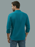 Vida Loca Full Sleeve Chinese collar Cotton Slim Shirt For men and Boys.