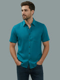 Vida Loca Half Sleeve Spread Collar Cotton Slim Shirt For men and Boys.