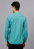 Men's Cotton Blend Slim Fit Short Kurta