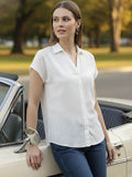 Women shirt collar Regular Fit Shirts