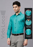 Men's Cotton Blend Slim Fit Formal Shirt