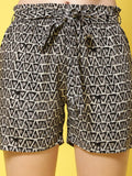 Women Printed Mid-Rise Lounge Shorts