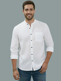 Vida Loca Full Sleeve Chinese collar Cotton Slim Shirt For men and Boys.