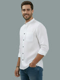 Vida Loca Full Sleeve Chinese collar Cotton Slim Shirt For men and Boys.