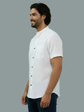 Vida Loca Half Sleeve Chinese collar Cotton Slim Shirt For men and Boys.