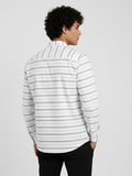 Vida Loca Men's Single Stripe Strip Full Sleeve Shirt