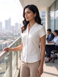 Women shirt collar Regular Fit Shirts