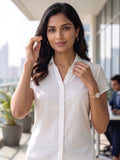 Women shirt collar Regular Fit Shirts