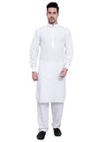 Men Pure Cotton Full Sleeve Pathani Kurta Set