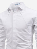 Men Casual Full Sleeve Shoulder Cut Shirt