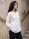 Elegant Viscose Casual Top for Women | Soft & Stylish Everyday Wear