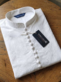 Men's Pure Cotton White Embroidered Kurta | Mandarin Collar | Traditional Ethnic Wear