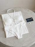 Women’s Sheer Babydoll Nightdress with Ring Detail and Side Slit ( RDB16 )