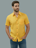 Vida Loca Half Sleeve Spread Collar Cotton Slim Shirt For men and Boys.