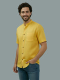 Vida Loca Half Sleeve Chinese collar Cotton Slim Shirt For men and Boys.