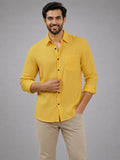 Men's White Self-Design Pure Cotton Straight Kurta | Mandarin Collar | Full Sleev