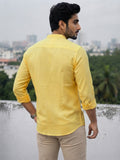 Men's White Self-Design Pure Cotton Straight Kurta | Mandarin Collar | Full Sleev