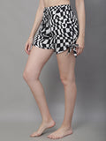 Women Checked Lounge Shorts