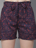 Women Floral Printed Lounge Shorts